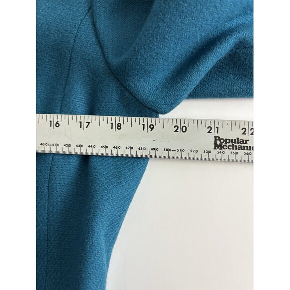 Pendleton Womens Jacket  6 Virgin Wool Buttons Blazer Blue Structured - Picture 6 of 12